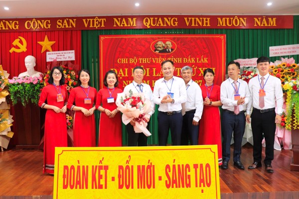 Chi bộ Thư viện tỉnh Đắk Lắk tổ chức Đại hội chi bộ lần thứ XVI, nhiệm kỳ 2025-2027